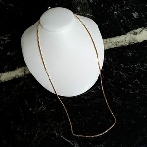20 inch necklace real gold 14 carat Italian boxed style which never tangles